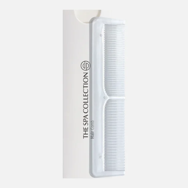 Comb in white sleeve