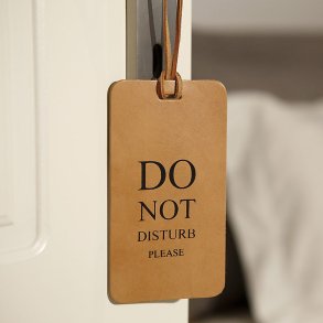 Forstyr ikke skilt - L�der 