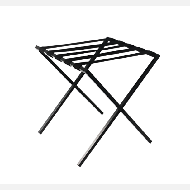 Kuffertb�nk i mat sort metal