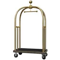 Birdcage kuffertvogn - Messing/sort