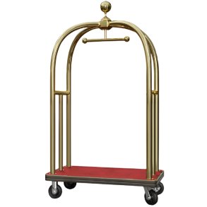 Birdcage kuffertvogn - Messing/r�d