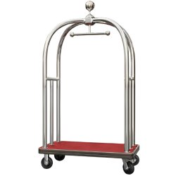 Birdcage kuffertvogn - Krom/r�d