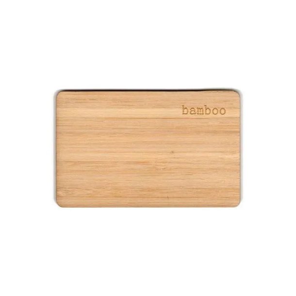 Rfid n�glekort - Bambus - Ultralight